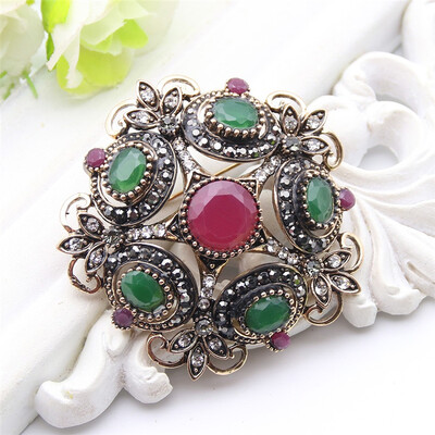 Antique Turkish Women Flower Brooch Pin Resin Retro Gold Color Hollow Round Star Brooches Broches Bridal Ethnic Jewelry Pins
Antique Turkish Women Flower Brooch Pin Resin Retro Gold Color Hollow Round Star Brooches Broches Bridal Ethnic Jewelry Pins