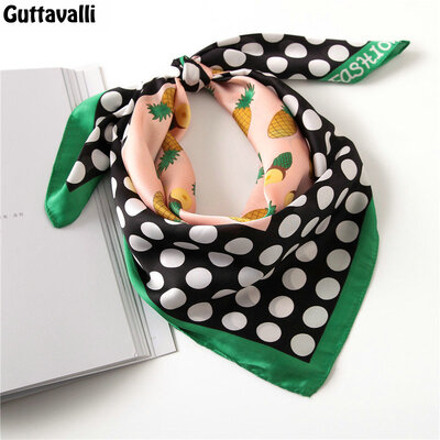 Guttavalli Fashion Women Dots Pineapples Print Ties Small Chevron Summer Fruits Scarves Simple Fresh Satin Soft Geometric Wraps
Guttavalli Fashion Women Dots Pineapples Print Ties Small Chevron Summer Fruits Scarves Simple Fresh Satin Soft Geometric Wraps