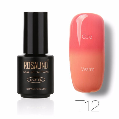 ROSALIND Gel 1S 7ML Temperature changing Chameleon Gel Nail Polish Top Base Coat Needed poly gel Semi Permanent primer for nails
ROSALIND Gel 1S 7ML Temperature changing Chameleon Gel Nail Polish Top Base Coat Needed poly gel Semi Permanent primer for nails