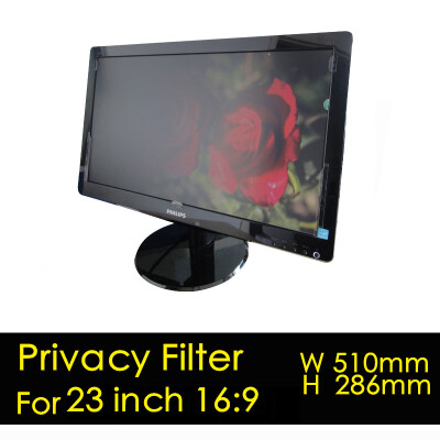 23 Inch Diagonally Measured Privacy Screen Filter for Widescreen Desktops Computer Monitor Anti Glare
23 Inch Diagonally Measured Privacy Screen Filter for Widescreen Desktops Computer Monitor Anti Glare