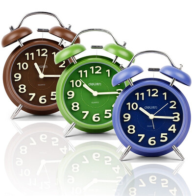 Effective deli 9036 mute 4 inch luminous double bell lazy alarm clock children alarm clock color random
Effective deli 9036 mute 4 inch luminous double bell lazy alarm clock children alarm clock color random