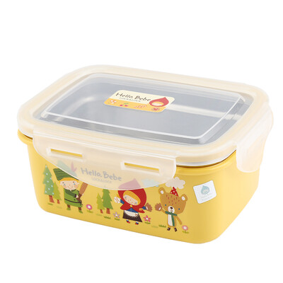 Lock & Lock LOCK & LOCK newborn bowl childrens stainless steel cutlery with lid storage box cartoon food supplement bowl baby lunch box yellow HBB512
Lock & Lock LOCK & LOCK newborn bowl childrens stainless steel cutlery with lid storage box cartoon food supplement bowl baby lunch box yellow HBB512