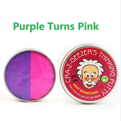 Thinking Putty Smart Plastic Temperature Change Turns Color Slime Silly Putty light Clay Novelty Items Decompression Kids Toys
Thinking Putty Smart Plastic Temperature Change Turns Color Slime Silly Putty light Clay Novelty Items Decompression Kids Toys