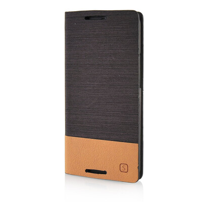 MOONCASE Canvas Design Leather Side Flip Wallet Pouch Stand Shell Back Case Cover for HTC One M7 Coffee
MOONCASE Canvas Design Leather Side Flip Wallet Pouch Stand Shell Back Case Cover for HTC One M7 Coffee