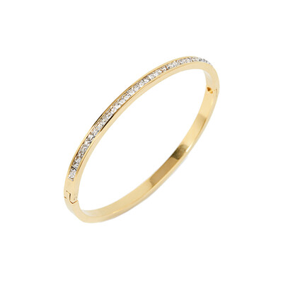 Korean womens diamond bracelet ultra flash small square drill titanium steel buckle bracelet fashion OL ladies bracelet
Korean womens diamond bracelet ultra flash small square drill titanium steel buckle bracelet fashion OL ladies bracelet