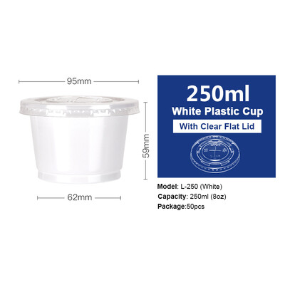 OTOR Ice Cream Bowl Disposable Plastic Cup with Lid Take Away Food Container for Dessert Fast food Bento Soup 300250ml 50pcs
OTOR Ice Cream Bowl Disposable Plastic Cup with Lid Take Away Food Container for Dessert Fast food Bento Soup 300250ml 50pcs