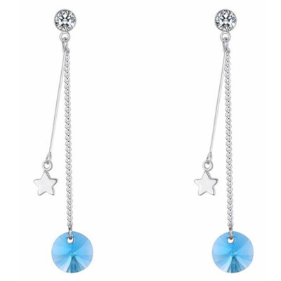 Long Chain Drop Earrings For Women Wedding Gifts Star Moon Crystal from Austrian Dangle Earring Jewelry -28341
Long Chain Drop Earrings For Women Wedding Gifts Star Moon Crystal from Austrian Dangle Earring Jewelry -28341