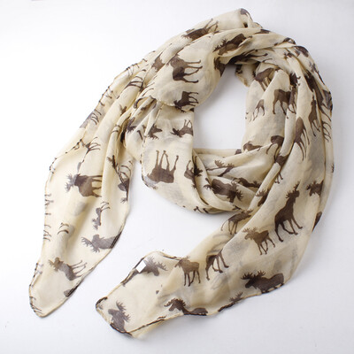 Guttavalli New Women Deers Print Long Scarf Viscose Christmas Elks Soft Shawl Nice Vintage Solid Animals Chevron Wraps
Guttavalli New Women Deers Print Long Scarf Viscose Christmas Elks Soft Shawl Nice Vintage Solid Animals Chevron Wraps