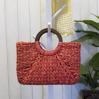 Rectangle Rattan Totes INS Vintage Women Bohemian Fashion Handbag Top-Handle Concise Braided Bag Large Wood Handle Bags
Rectangle Rattan Totes INS Vintage Women Bohemian Fashion Handbag Top-Handle Concise Braided Bag Large Wood Handle Bags
