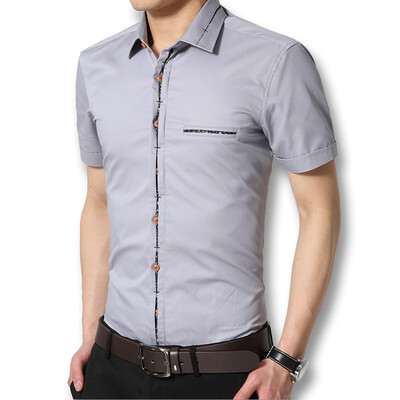 Men Fashion Designers Shirts Casual Men Short Sleeve Shirts Cotton Slim Fits Plus Size Spring Summer Men Shirts Hot Sale
Men Fashion Designers Shirts Casual Men Short Sleeve Shirts Cotton Slim Fits Plus Size Spring Summer Men Shirts Hot Sale