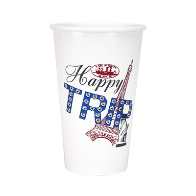 OTOR 465ml560ml Paper Cup Disposable Tableware For Summer Icy Beverages Cold&Hot Tea Milk Coffee Happy Trip 100pcs
OTOR 465ml560ml Paper Cup Disposable Tableware For Summer Icy Beverages Cold&Hot Tea Milk Coffee Happy Trip 100pcs