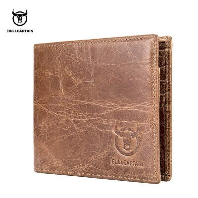 BULLCAPTAIN Genuine Leather Men Wallets Man Famous Small Short portomonee with Coin Zipper Mini Male Purses Card Holder Walet
BULLCAPTAIN Genuine Leather Men Wallets Man Famous Small Short portomonee with Coin Zipper Mini Male Purses Card Holder Walet