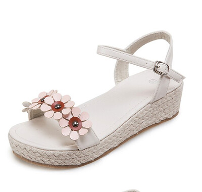 women sandals ankle strap espadrilles shoes thick sole platform flat wedge canvas cloth sandals spring summer flower decoration
women sandals ankle strap espadrilles shoes thick sole platform flat wedge canvas cloth sandals spring summer flower decoration