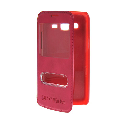 MOONCASE View Window Leather Side Flip Pouch Stand Shell Back ЧЕХОЛ ДЛЯ Samsung Galaxy Win Pro G3812 Hot pink
MOONCASE View Window Leather Side Flip Pouch Stand Shell Back ЧЕХОЛ ДЛЯ Samsung Galaxy Win Pro G3812 Hot pink