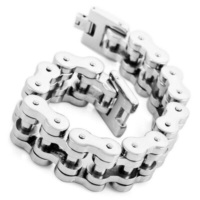 Hpolw New Fashion Men Large Stainless Steel Casting Silver Polished Biker Bracelet Link Wrist ( Weight : 235 g
Hpolw New Fashion Men Large Stainless Steel Casting Silver Polished Biker Bracelet Link Wrist ( Weight : 235 g