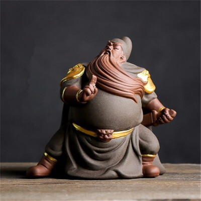 Chinese style purple sand tea pet three kingdoms home decoration figurines creative handicraft tea accessories
Chinese style purple sand tea pet three kingdoms home decoration figurines creative handicraft tea accessories