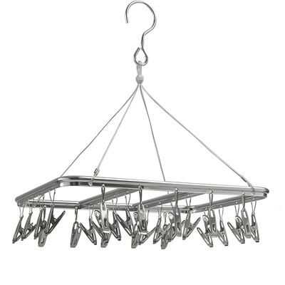 Increasingly new 26 clothes racks aluminum alloy clothes socks folder underwear socks windproof metal rack RYX-0235
Increasingly new 26 clothes racks aluminum alloy clothes socks folder underwear socks windproof metal rack RYX-0235