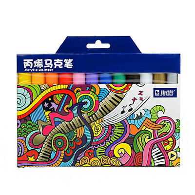 STA STA 1000 Marker Acrylic Paint Pen DIY Painting Pen Graffiti pen Color pen Waterproof Permanent Marker Painted pen Decoration
STA STA 1000 Marker Acrylic Paint Pen DIY Painting Pen Graffiti pen Color pen Waterproof Permanent Marker Painted pen Decoration