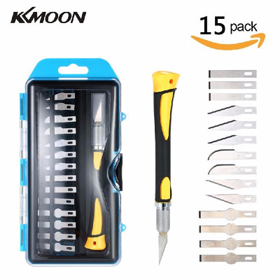 KKmoon High-quality Precision Engraving Craft Knife Set Wood Carving Pen Tools with 14 Blades And Safety Cap for Cutting And Trimm
KKmoon High-quality Precision Engraving Craft Knife Set Wood Carving Pen Tools with 14 Blades And Safety Cap for Cutting And Trimm