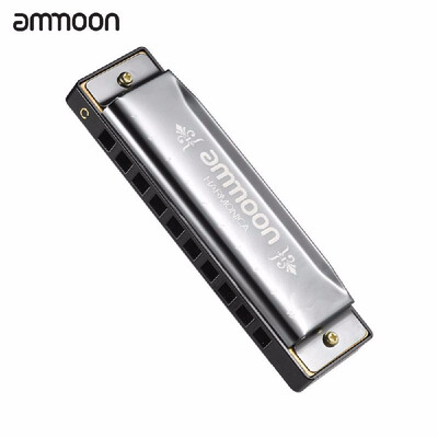 ammoon H1004 Portable Blues Harmonica Standard 10 Hole 20 Tone Harmonicon Mouth Organ with Case Key of C for Beginner Students Mus
ammoon H1004 Portable Blues Harmonica Standard 10 Hole 20 Tone Harmonicon Mouth Organ with Case Key of C for Beginner Students Mus