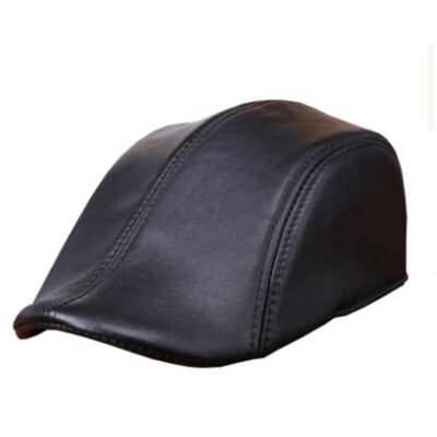 Fashion Sheepskin Hat Genuine Leather Cap Mens Baret Cowhide Flat Cap Cabby Hat Vintage Newsboy Driving Peaked Cap A-001
Fashion Sheepskin Hat Genuine Leather Cap Mens Baret Cowhide Flat Cap Cabby Hat Vintage Newsboy Driving Peaked Cap A-001