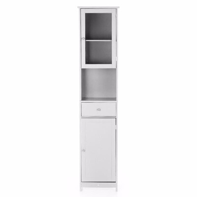 iKayaa Modern Tower Tall Storage Cabinet with Doors & Drawer Wooden Floor Cabinet Home Furniture WhiteBlue
iKayaa Modern Tower Tall Storage Cabinet with Doors & Drawer Wooden Floor Cabinet Home Furniture WhiteBlue