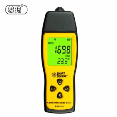 AS8700A Handheld Carbon Monoxide Meter Portable CO Gas leak Detector Gas Analyzer Range 1000ppm High Precision SmartSensor
AS8700A Handheld Carbon Monoxide Meter Portable CO Gas leak Detector Gas Analyzer Range 1000ppm High Precision SmartSensor