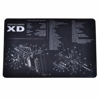 Tactical Gun Cleaning Mat Rubber Carpet Waterproof Non-Slip Cleaning Bench With Diagram Parts And Instructions AK47 AR15 Glock
Tactical Gun Cleaning Mat Rubber Carpet Waterproof Non-Slip Cleaning Bench With Diagram Parts And Instructions AK47 AR15 Glock