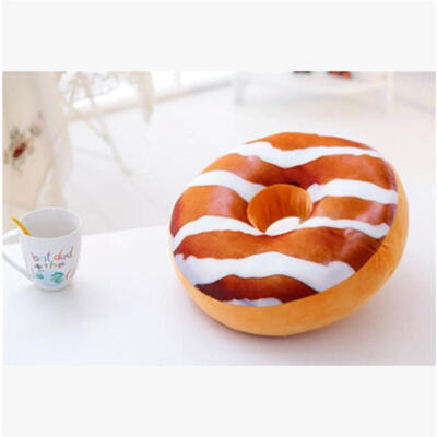 

3D Cute Donut Хлеб Мягкий чехол для подушки Чехол Чехол Домашний декор без сердечника