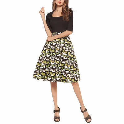 BOFUTE New Europe America Spring summer Womens clothing Big pendulum Long skirt Sleeve printing Dresses A0012
BOFUTE New Europe America Spring summer Womens clothing Big pendulum Long skirt Sleeve printing Dresses A0012