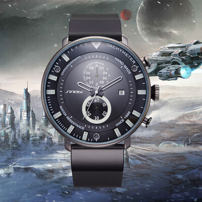 SINOBI Mens Watches Chronograph Top Brand 2017 Luxury Ultra Thin Big Black Clock Waterproof Rubber Sports Man Quartz Wristwatch
SINOBI Mens Watches Chronograph Top Brand 2017 Luxury Ultra Thin Big Black Clock Waterproof Rubber Sports Man Quartz Wristwatch
