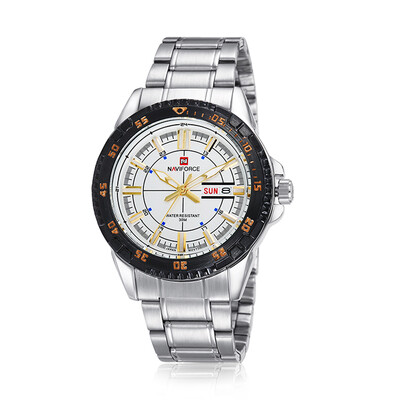 Naviforce 9054 Men's Sport Day Date Calender Stainless Steel Wrist Watch Waterproof Watch
Naviforce 9054 Men's Sport Day Date Calender Stainless Steel Wrist Watch Waterproof Watch