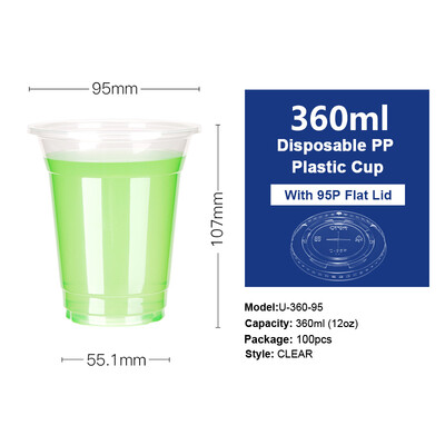 Free Shipping 12oz-22oz Clear Plastic PP Cups with Dome & Flat Lids for Juice Tea Milk Iced Coffee Bubble Boba Smoothie 100pcs
Free Shipping 12oz-22oz Clear Plastic PP Cups with Dome & Flat Lids for Juice Tea Milk Iced Coffee Bubble Boba Smoothie 100pcs
