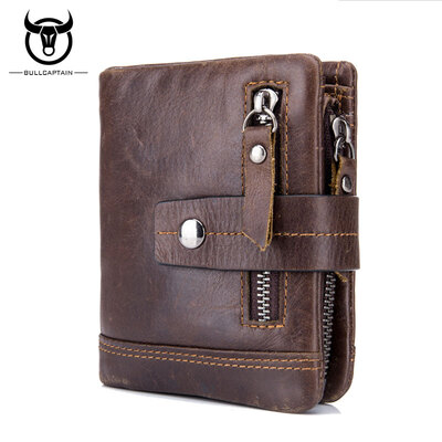 BULL CAPTAIN Cow Leather Men Wallet Fashion Coin Pocket Brand Trifold Multifunction Men Purse High Quality Male Card ID Holder
BULL CAPTAIN Cow Leather Men Wallet Fashion Coin Pocket Brand Trifold Multifunction Men Purse High Quality Male Card ID Holder