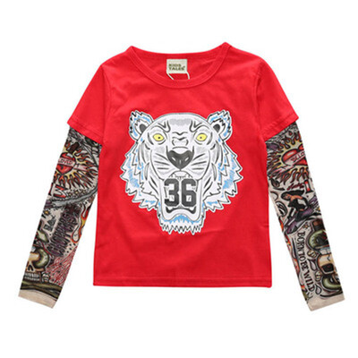 2018 Boy Clothes Cotton T-shirt Long Sleeve Children Tee Shirts Novelty Tattoo Sleeve Baby Girl Tops Spring&autumn KidsTop
2018 Boy Clothes Cotton T-shirt Long Sleeve Children Tee Shirts Novelty Tattoo Sleeve Baby Girl Tops Spring&autumn KidsTop