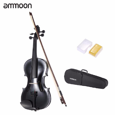 ammoon 34 Student Violin Metallic Black Equipped with Steel String w Arbor Bow Case for Beginners Music Lovers
ammoon 34 Student Violin Metallic Black Equipped with Steel String w Arbor Bow Case for Beginners Music Lovers