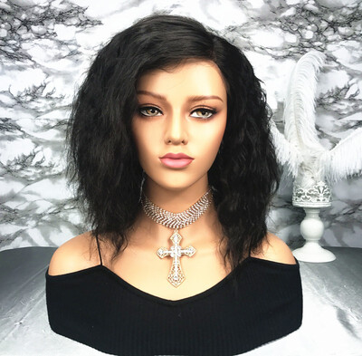 T-top Hair Short Natural Wave Side Part Human Hair Glueless Lace Front Wig With Baby Hair Bleached Knots For Ladies
T-top Hair Short Natural Wave Side Part Human Hair Glueless Lace Front Wig With Baby Hair Bleached Knots For Ladies