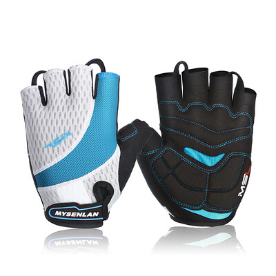 Meissenlan MYSENLAN cycling gloves female half finger summer short finger bicycle gloves mountain bike bicycle riding equipment SD30 white blue
Meissenlan MYSENLAN cycling gloves female half finger summer short finger bicycle gloves mountain bike bicycle riding equipment SD30 white blue