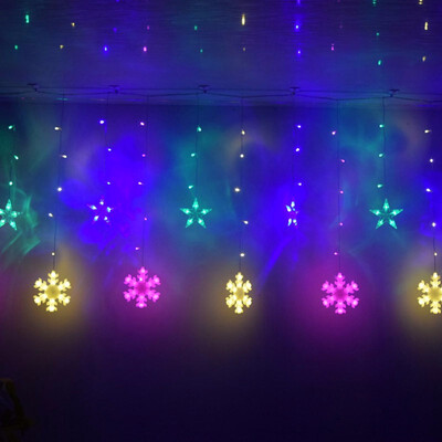 25M 138LEDS Christmas Star&snowflake Curtain Lights Indoor Wedding Fairy Lights For Holiday Wedding Party Decoration
25M 138LEDS Christmas Star&snowflake Curtain Lights Indoor Wedding Fairy Lights For Holiday Wedding Party Decoration