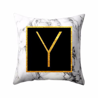 Modern Pillowcases 4545 Gold Alphabet Word Letter White Marble Pattern Pillow Case Super Soft Throw Sofa Bed Cushion Cover Protec
Modern Pillowcases 4545 Gold Alphabet Word Letter White Marble Pattern Pillow Case Super Soft Throw Sofa Bed Cushion Cover Protec