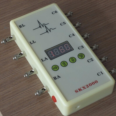 English version Upgraded version ECG generator SKX-2000C type ECG signal simulator ECG signal generator with LCD display
English version Upgraded version ECG generator SKX-2000C type ECG signal simulator ECG signal generator with LCD display