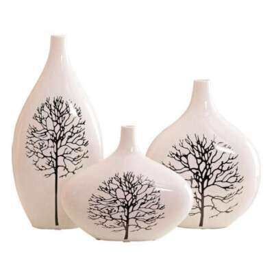 3 Pcs Living Room Flower Vases Set Modern Simple Tree Pattern Ceramic Flower Bottles
3 Pcs Living Room Flower Vases Set Modern Simple Tree Pattern Ceramic Flower Bottles