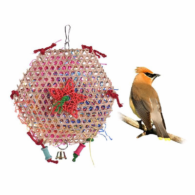 Natural Parrot Chew Bite Swing Toy Colorful Bird Cage Accessories Hanging Toys for Parakeet Budgie Macaw Cockatoo
Natural Parrot Chew Bite Swing Toy Colorful Bird Cage Accessories Hanging Toys for Parakeet Budgie Macaw Cockatoo