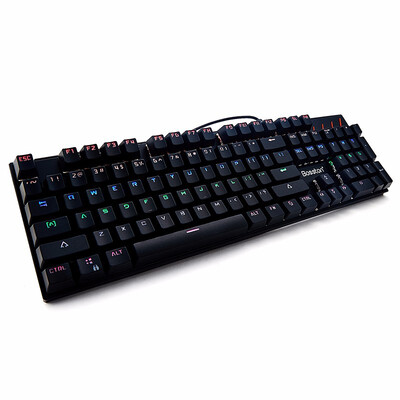 Russian English Version Gaming Mechanical Keyboard for PC Laptop Anti-Ghosting Led Backlight Russian Keycaps 104 Keys Blue Switch
Russian English Version Gaming Mechanical Keyboard for PC Laptop Anti-Ghosting Led Backlight Russian Keycaps 104 Keys Blue Switch
