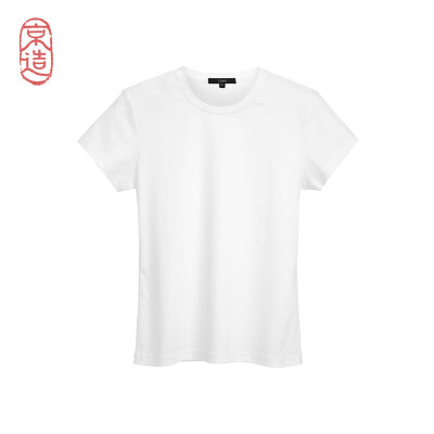 JZAO Womens T-shirt short-sleeved Round-collar Long-staple cotton T-shirt for women
JZAO Womens T-shirt short-sleeved Round-collar Long-staple cotton T-shirt for women