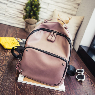 New Shoulder Bag Girl Student Backpack Japanese&Korean Version PU Skin Hexagon Rivet Pure Color
New Shoulder Bag Girl Student Backpack Japanese&Korean Version PU Skin Hexagon Rivet Pure Color