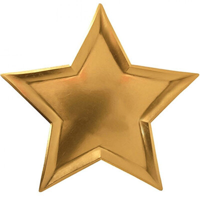 FANLUS 8 Pcs Pentagram Eco-Friendly Paper Plates Disposable Tableware With Sparkly Gold Foil Border For A Tea Party
FANLUS 8 Pcs Pentagram Eco-Friendly Paper Plates Disposable Tableware With Sparkly Gold Foil Border For A Tea Party