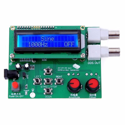 DDS Function Signal Generator Module Sawtooth Triangle Wave Sine Square Sawtooth Wave Kit 1Hz-65534Hz DC 7V-9V LCD Display
DDS Function Signal Generator Module Sawtooth Triangle Wave Sine Square Sawtooth Wave Kit 1Hz-65534Hz DC 7V-9V LCD Display