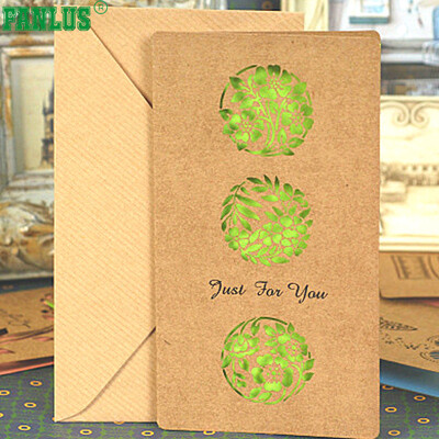 FANLUS Retro Kraft Paper Hollow Carved ZAKKA Greeting Cards For BirthdayWedding PartyThanksgiving dayEnvelope included
FANLUS Retro Kraft Paper Hollow Carved ZAKKA Greeting Cards For BirthdayWedding PartyThanksgiving dayEnvelope included