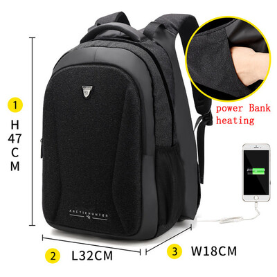 ARCTIC HUNTER 2018 New Design mobile power Hand Warm Backpack women Laptop backpack men Fashion Casual USB Backpack Anti Theft
ARCTIC HUNTER 2018 New Design mobile power Hand Warm Backpack women Laptop backpack men Fashion Casual USB Backpack Anti Theft